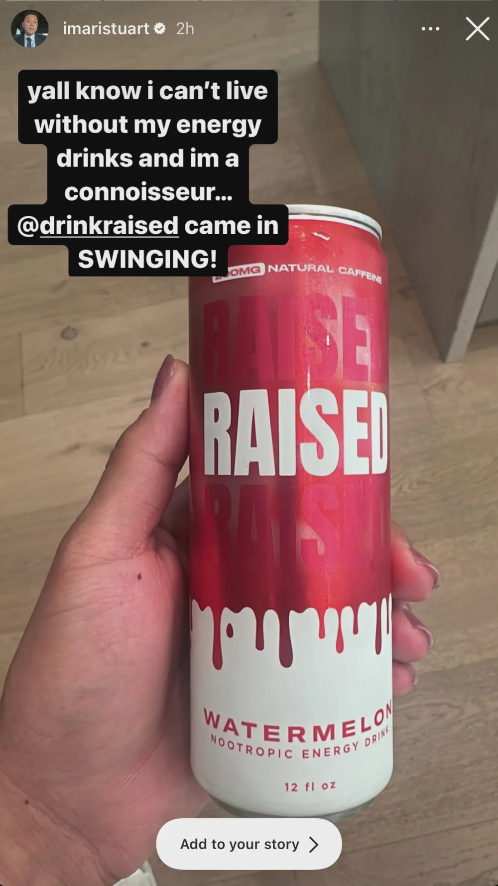 RAISED story from @imaristuart